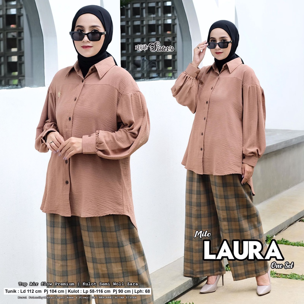 Jual LAURA ONE SET ORIGINAL HIJAB SISTERS | Shopee Indonesia