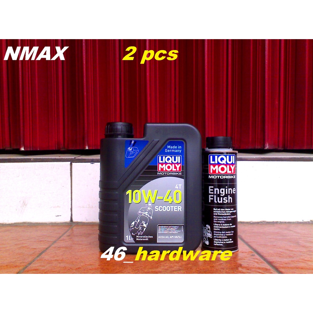 Jual LIQUI MOLY MOTORBIKE 4T 10W40 SCOOTER FLUSH PCX VARIO NMAX AEROX