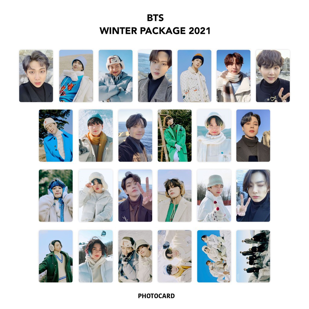 Jual PHOTOCARD BTS WINTER PACKAGE 2021 ISI 25 PCS | Shopee Indonesia