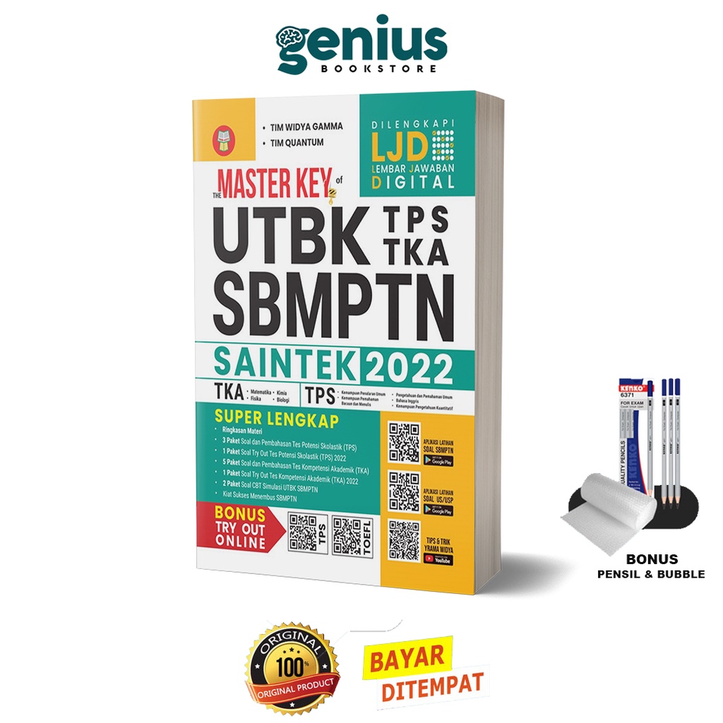 Jual The Master Key Of Utbk Tps Tka Sbmptn Saintek 2022 Shopee Indonesia