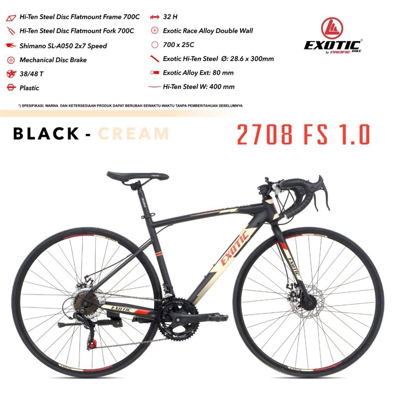 Jual Roadbike Exotic 2708 FS 1.0 | Shopee Indonesia