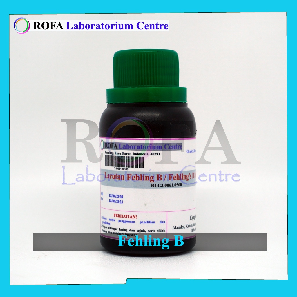 Jual Larutan Fehling B / Fehling B Solution / Reagen Fehling B