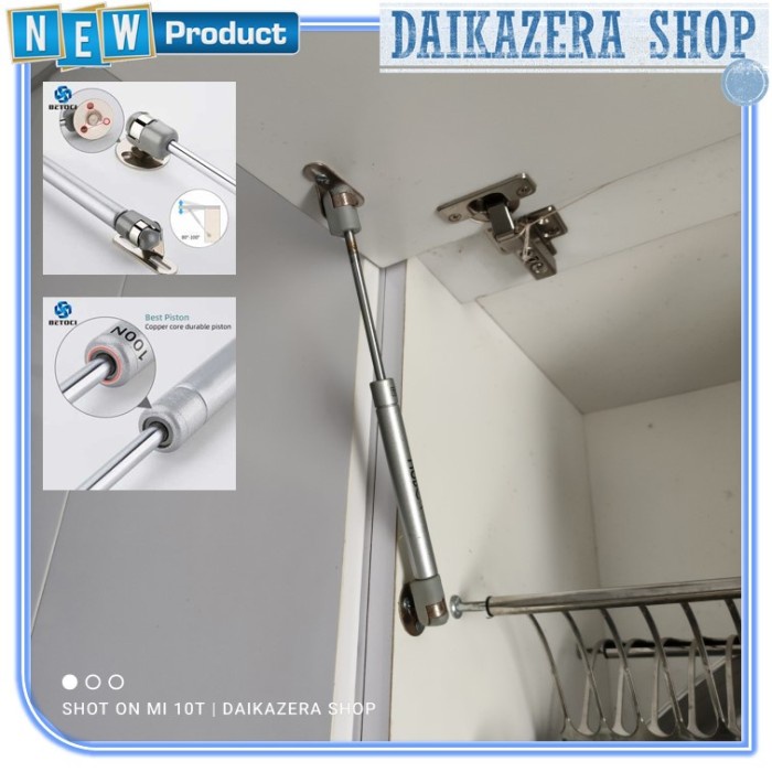 Jual Bracket Engsel Pneumatic Gas Spring Pintu Laci Cabinet Door Lift ...