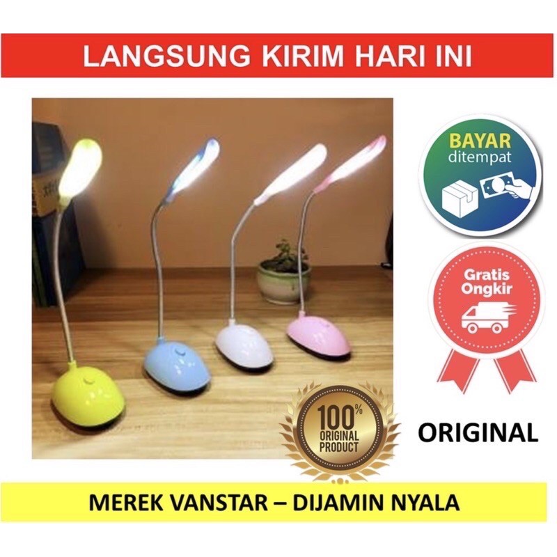 Jual LAMPU BELAJAR Praktis Murah Vanstar Lampu LED Meja Belajar Mini ...