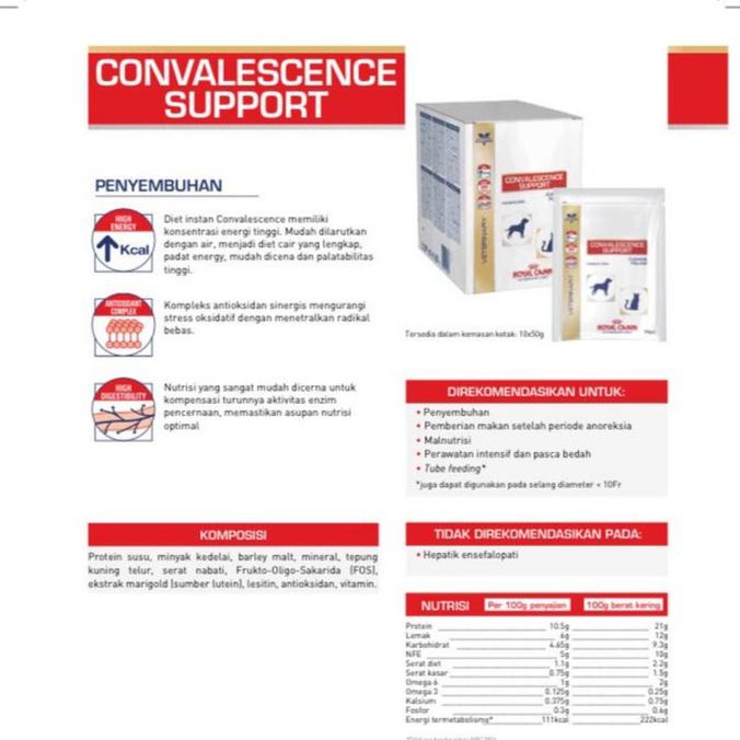 Convalescence support instant diet royal canin hotsell