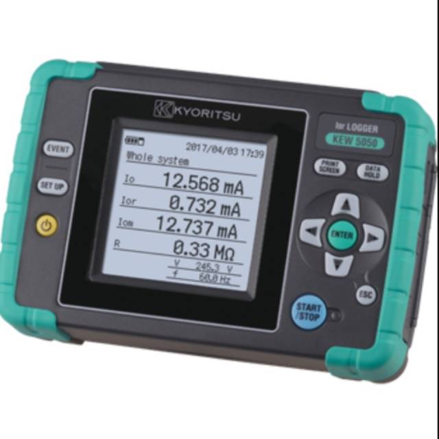 Jual Kyoritsu KEW 5050 Power Analyzers lor Leakage Current Logger