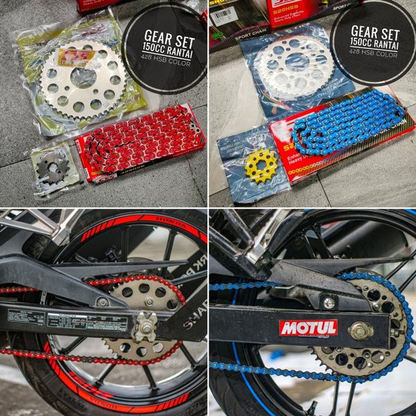 Jual gear set cbr 150 cbr150 cb150 cb 150 megapro sonic gir set sss did