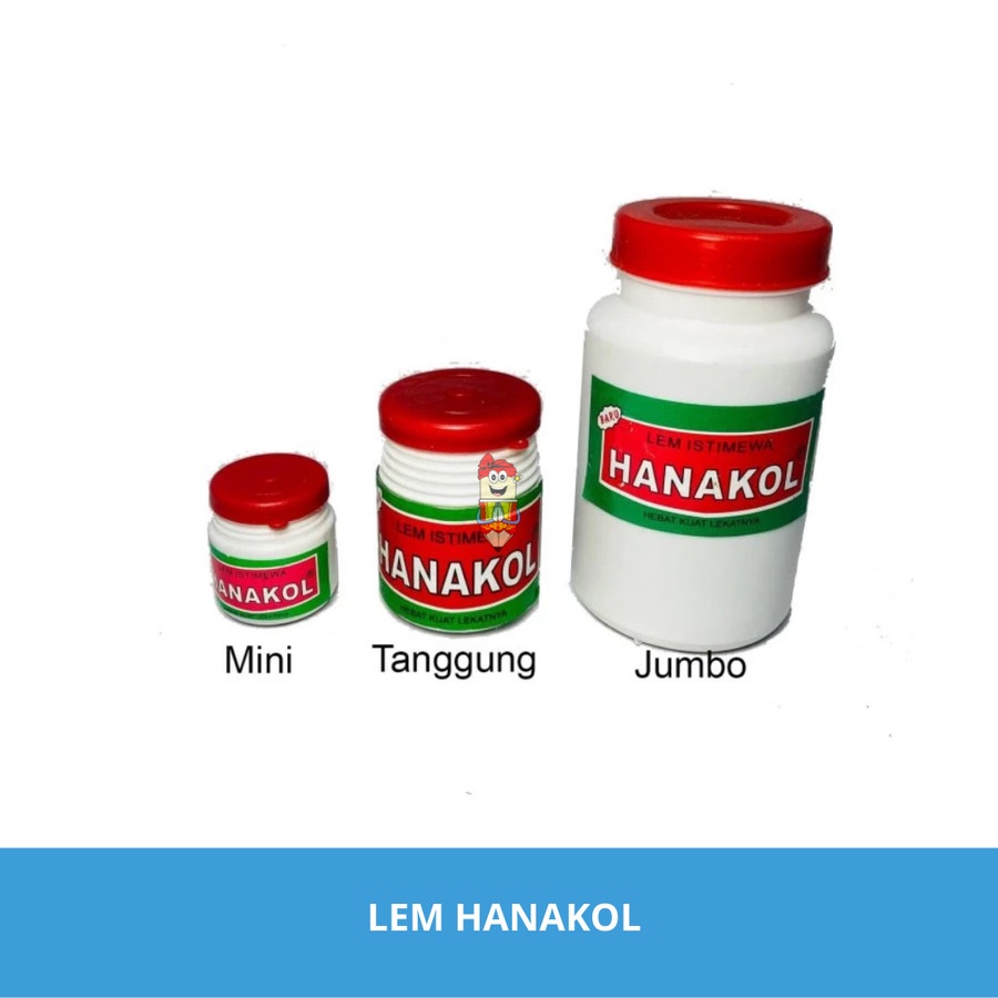 Jual Lem Hanakol / Lem Kertas / Lem Hanakol Kecil / Sedang / Besar ...
