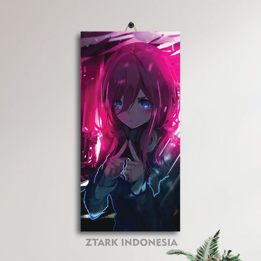 Jual Dekorasi Ruang Custom Miku Nakano Kawaii Gotoubun X Ca D Xffkf Hiasan Kamar Kayu