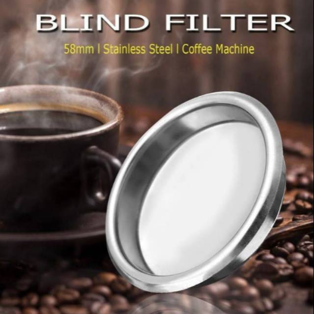 Jual Blind Filter Backflush Basket Blank Basket Blind Basket 58 mm Shopee Indonesia