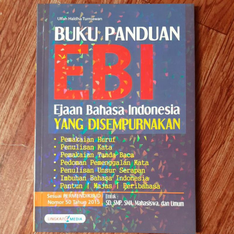 Jual Buku Panduan EBI ( Ejaan Bahasa Indonesia ) Lingkar Yang ...