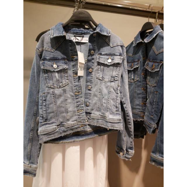 Jaket on sale jeans zara