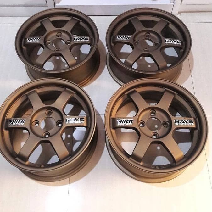 Jual Mobil Volk Rays Engineering Velg TE37 Stiker | Shopee Indonesia