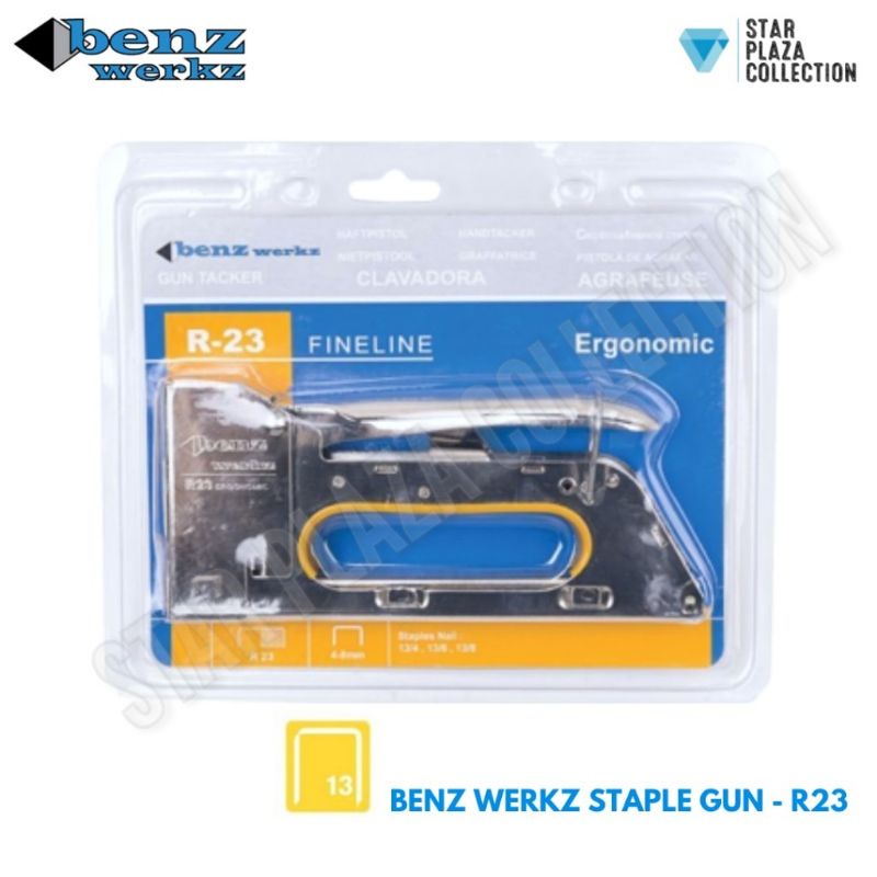 Jual RAPIDE Staple Stapler Gun Tacker R23 - Staples Hekter Gun Tembak ...