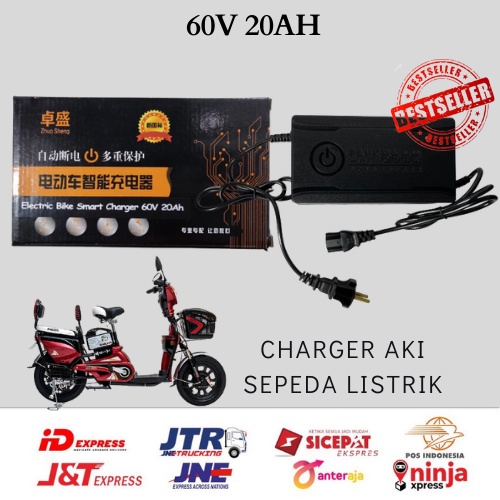 Jual Charger Aki Battery Sepeda Listrik 60V 20Ah Sepeda Listrik