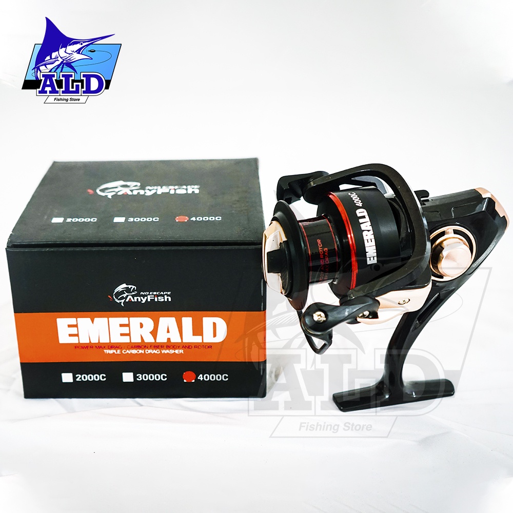 Jual Reel Pancing No Escape Any Fish EMERALD 3000 - 4000 C | Shopee ...