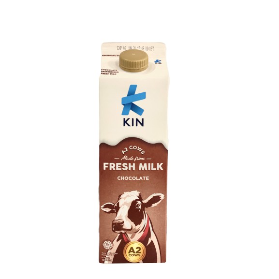 Jual SUSU KIN FRESHMILK PASTEURISED CHOCOLATE 1 L | Shopee Indonesia