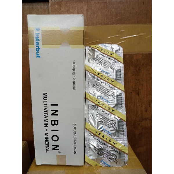 Jual Inbion multivitamin strip | Shopee Indonesia