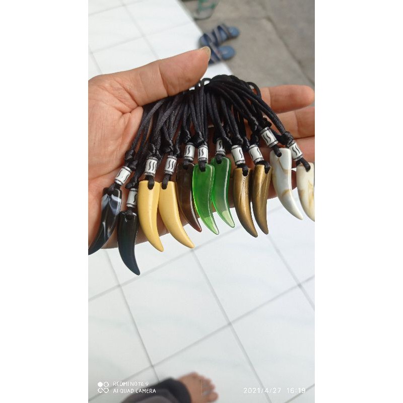 Jual kalung taring custom | Shopee Indonesia