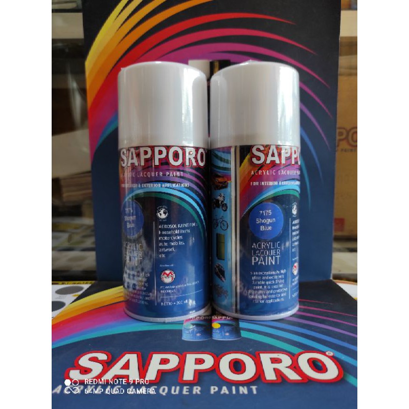 Jual SAPPORO SPRAY 7175 SHOGUN BLUE | Shopee Indonesia