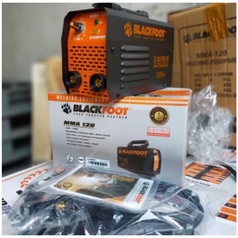 Jual Mesin Las Blackfoot 350 Watt Mma 120 Inverter Igbt Travo Las 350