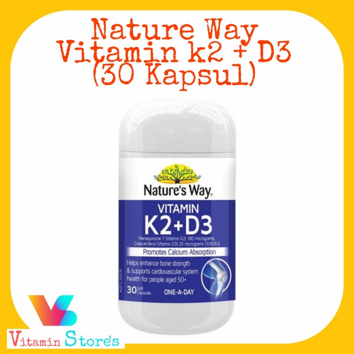 Jual Nature Way Vitamin K2 D3 (30 Kapsul) Shopee Indonesia