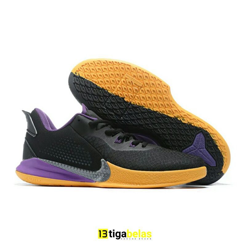 Jual SEPATU NIKE KOBE MAMBA FURY Black purple yellow | Shopee