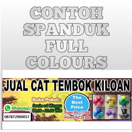 Jual Jasa Design Spanduk Banner Horizontal Banner Cetak Sehari Jadi Cetak Standart Keren