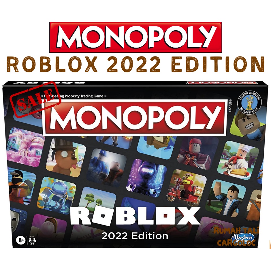 Jual Board Game HASBRO MONOPOLY ROBLOX 2022 EDITION | Shopee Indonesia