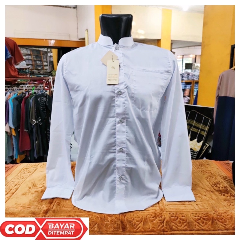 Little M Short Sleeve Kemeja Koko Casual Texture main image 0