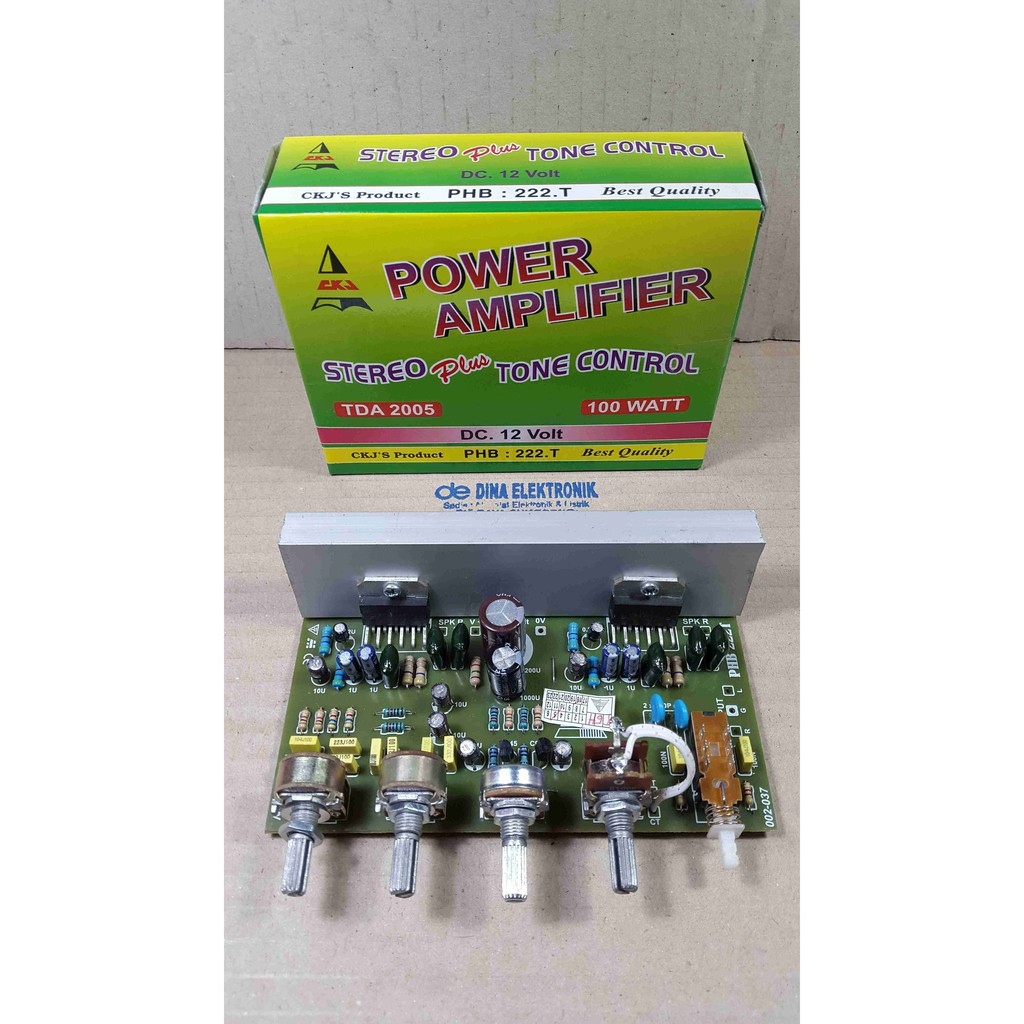 Jual KIT POWER AMPLIFIER 100 WATT STEREO PLUS CONTROL | Shopee Indonesia