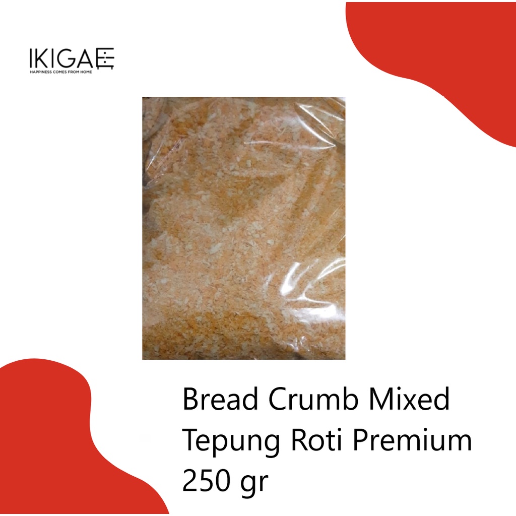 Jual BREAD CRUMB MIXED / TEPUNG ROTI PREMIUM !! 250 GR | Shopee Indonesia