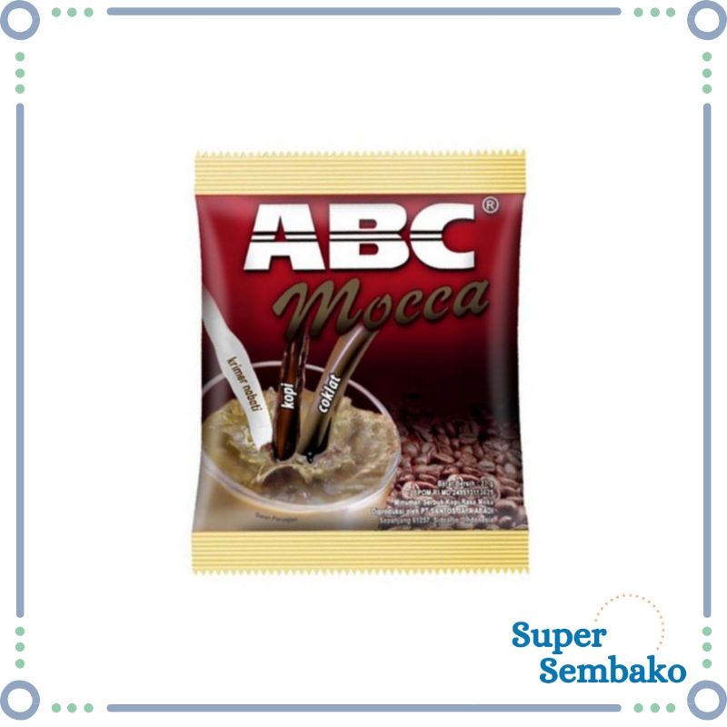 Jual KOPI ABC MOCCA RENCENG 27gr (ISI 10 SACHET) | Shopee Indonesia