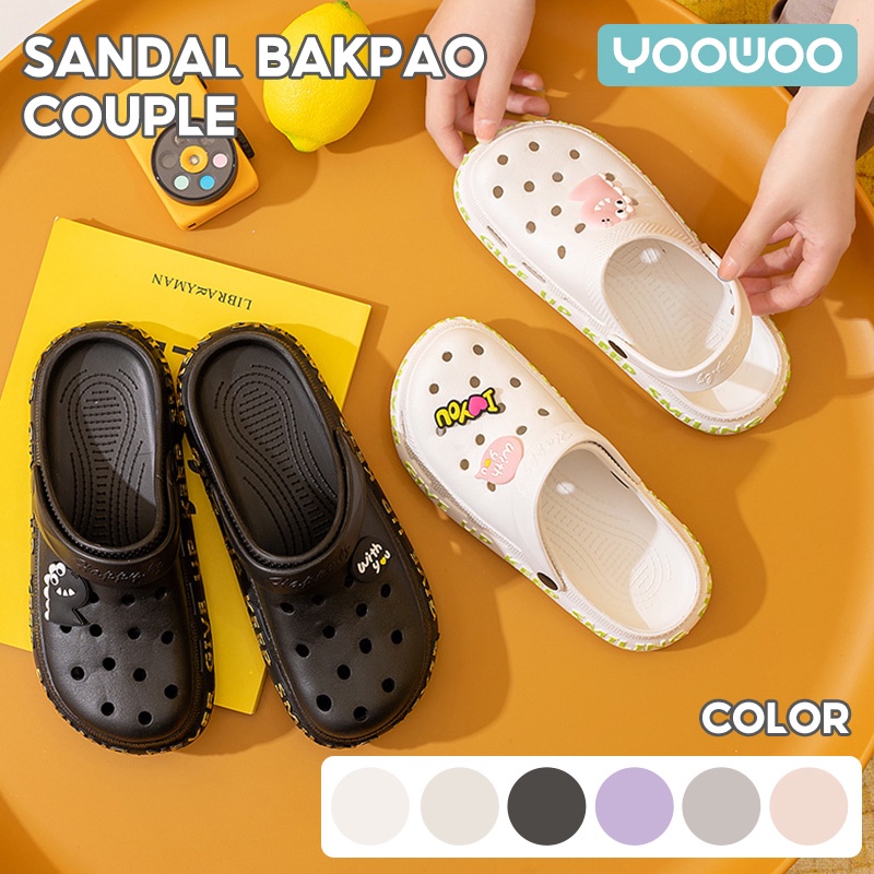 Jual YooWoo Sandal bakpao/sandal kartun/sandal non-slip | Shopee Indonesia