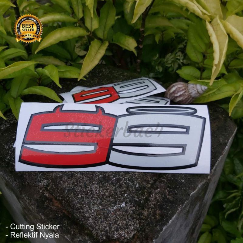 Jual stiker lorenzo no 99 cutting sticker | Shopee Indonesia