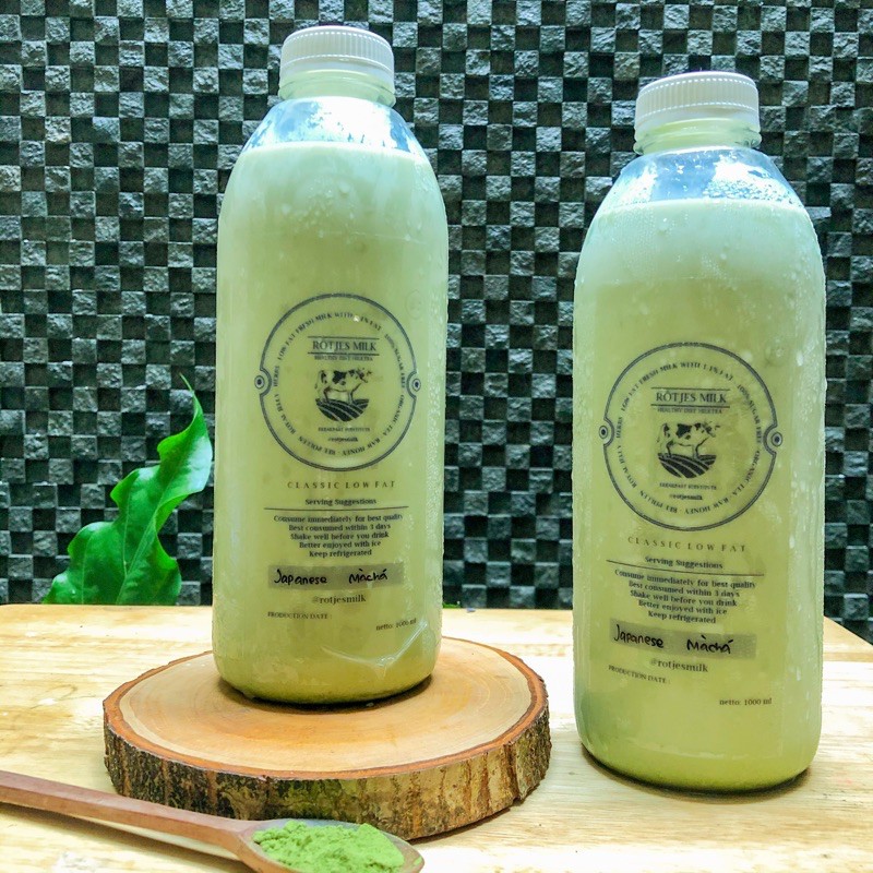 Jual AFGC Rotjes Milk Japanese Matcha Low Fat Diet Milk Tea | Shopee ...