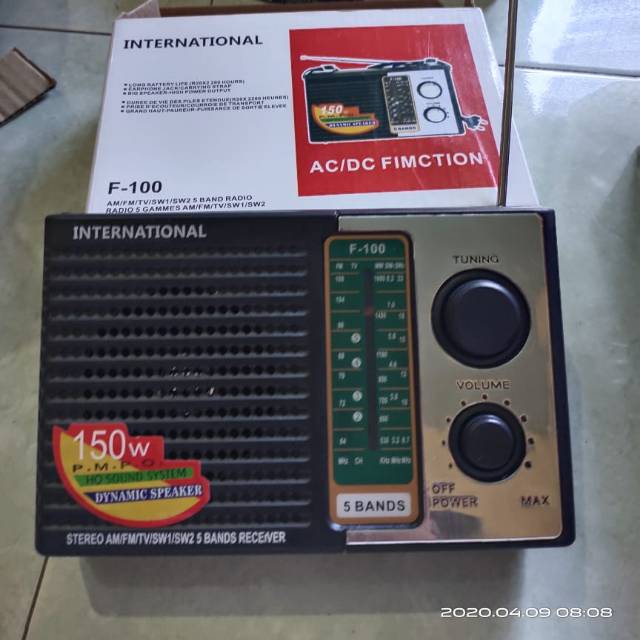 Jual RADIO MODEL JADUL INTERNATIONAL F100 FM Shopee Indonesia