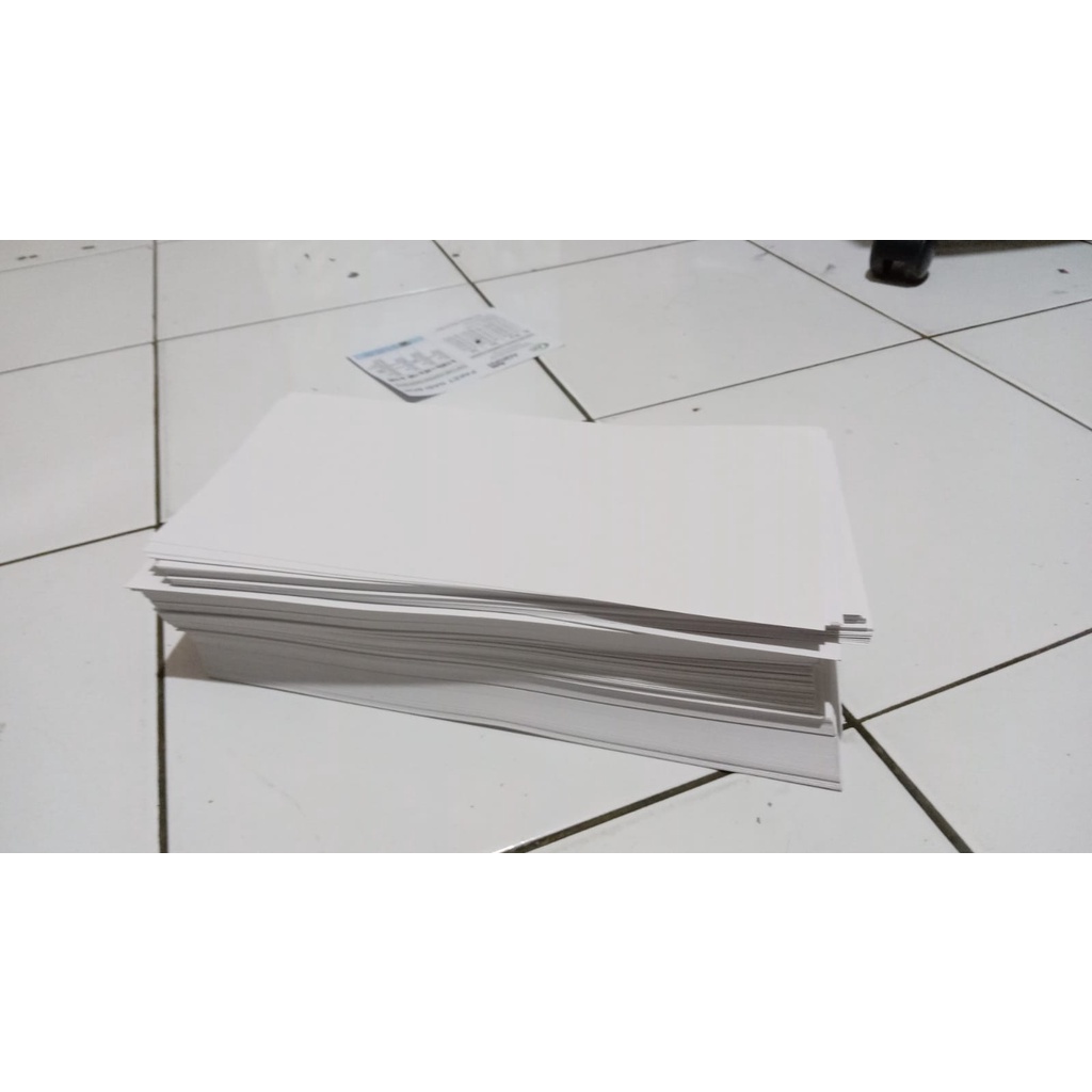 Jual ISI 100 LEMBAR KERTAS KARTON BC 160 gr Pind0 PUTIH Doff KERTAS ...