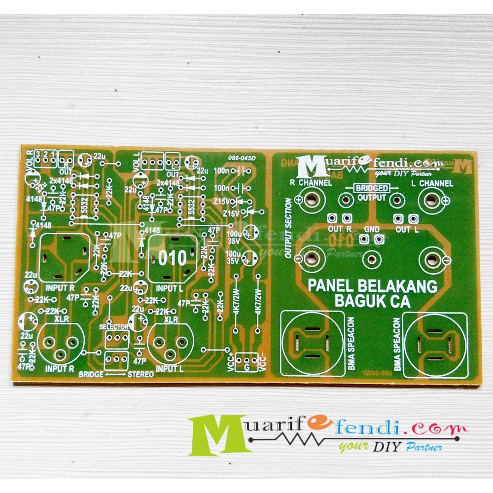 Jual PCB Input Balance Back Panel Panel Belakang Box CA | Shopee Indonesia