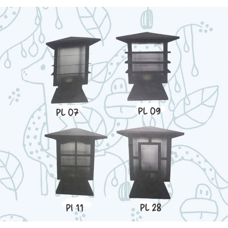 Jual lampu pilar pagar minimalis | Shopee Indonesia