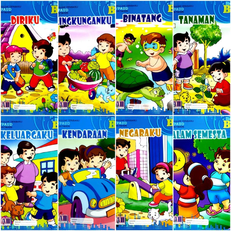 Jual BUKU PAKET PAUD TK KURIKULUM TERBARU - Free Buku Tabungan ...