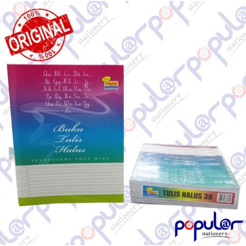 Jual Buku Tulis Halus Vision 38 | Shopee Indonesia