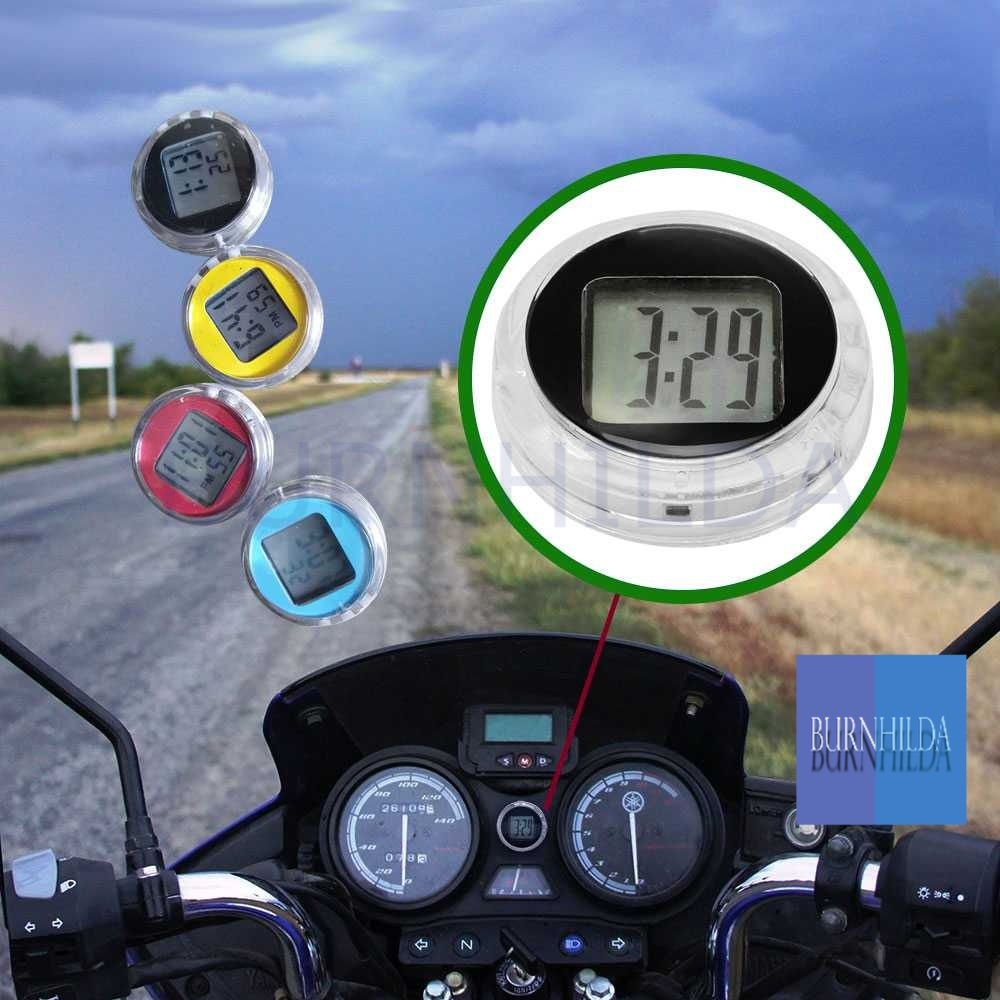 Jual Jam Motor Digital mini Watch Stick-on Clock accesoris motor mobil ...