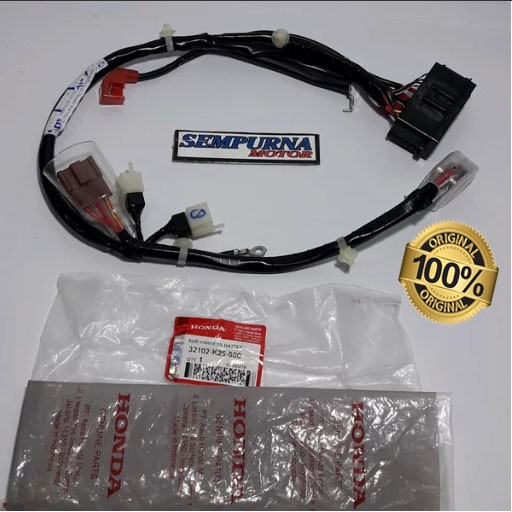 Jual 32102-K25-600 Kabel Body Bagian Aki Bawah Beat Fi ESP 2015 100%