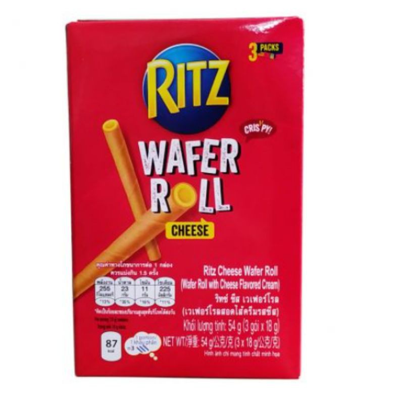 Jual RITZ WAFER ROLL CHEESE | Shopee Indonesia