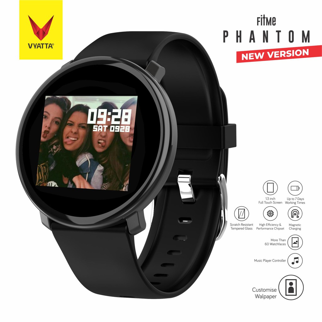 Vyatta fitme phantom smartwatch spesifikasi new arrivals