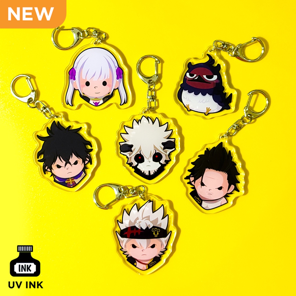 Jual Gantungan Kunci - Keychain Black Clover Asta, Nero, Liebe | Shopee ...