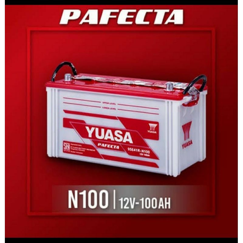 Jual Aki Mobil Daihatsu Taft GT Yuasa Pafecta N100 95E41R 12v-100Ah Aki