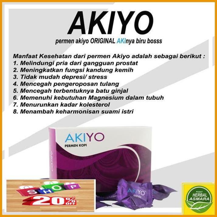 Jual Terbaru Permen Akiyo Isi Pcs Asli Original Akiyo Candy Permen Kopi Paling Sering