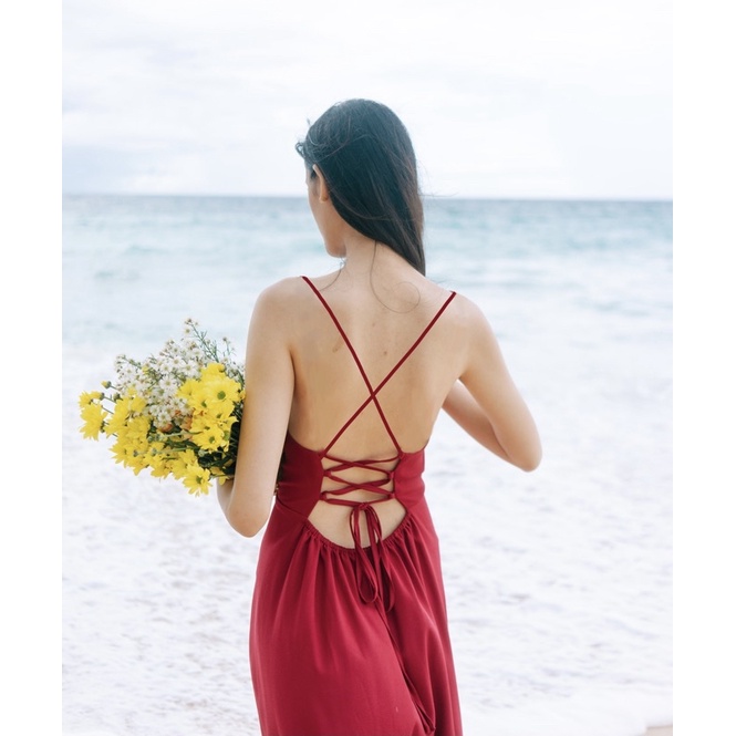 Taylor backless dress